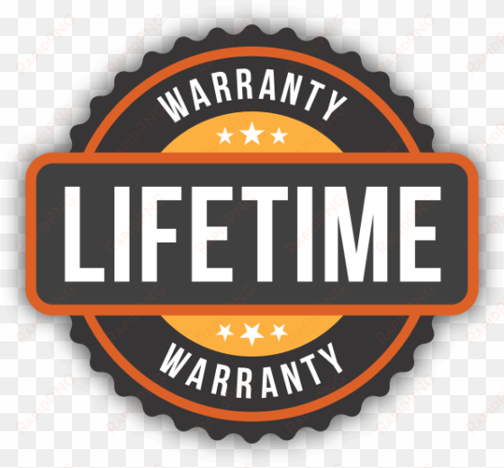 warranty information - lifetime warranty logo png