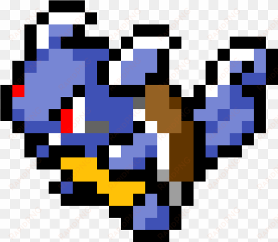 wartortle - pixel art wartortle