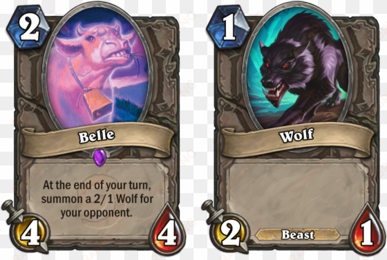 was watching beauty and the beast then had an idea - hearthstone demon hunter cards