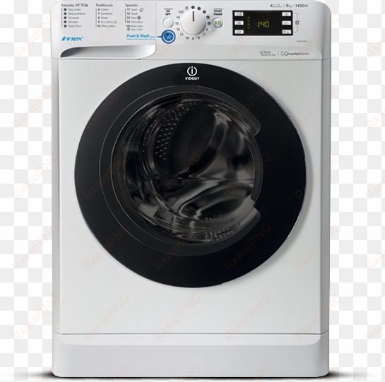 Washing Machine - Indesit Innex Xwde 961480 transparent png image