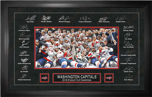 washington capitals 2018 stanley cup team celebration - ovechkin backstrom stanley cup