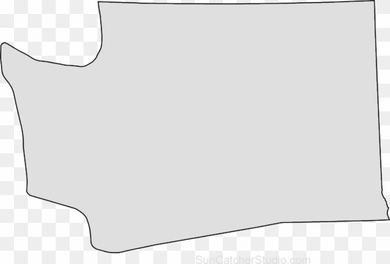 washington map outline png shape state stencil clip - washington