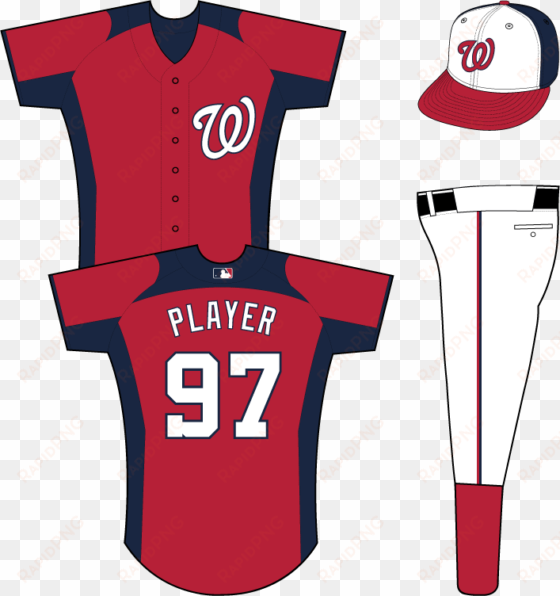 Washington Nationals - Washington Nationals Stars And Stripes Uniform transparent png image