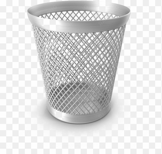 waste basket transparent images png - full waste paper basket