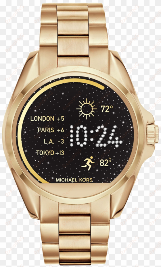 watch png image background - michael kors access - touchscreen smartwatch bradshaw