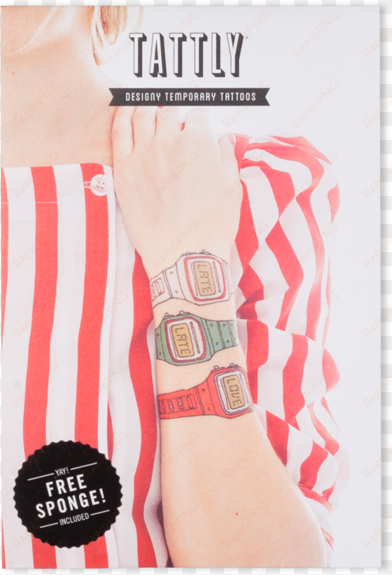 watch set - tattly temporary tattoos watch set by tattly temporary