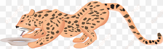 water, dish, drinking, cheetah, art, animal, spots - animal drinking water png