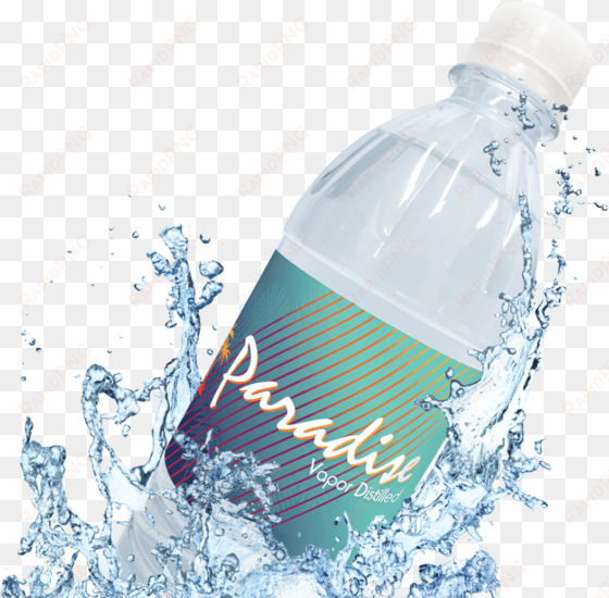 water splash label - water