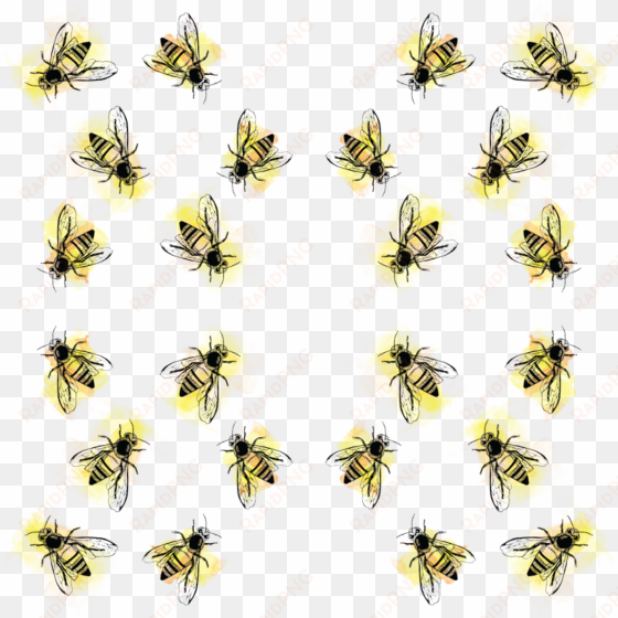 watercolor bees png