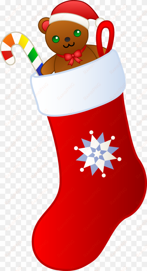 watercolor clipart christmas stocking - stocking clipart