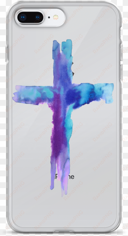 watercolor cross iphone case - watercolor painting