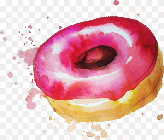 watercolor donuts png