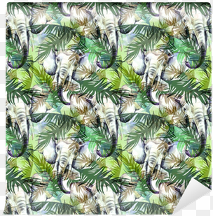 watercolor exotic seamless pattern - placemat