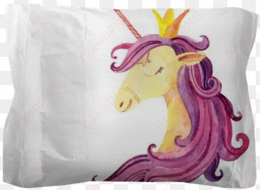 watercolor fairy tale card with magic unicorn pillow - draw and write journal: primary journal notebooks grades