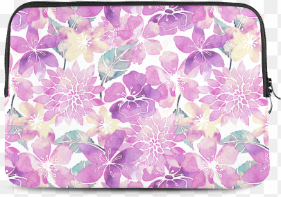 watercolor flower pattern macbook air 13" - purple watercolor heart png