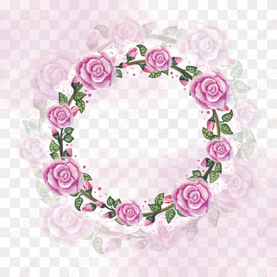 watercolor painting wreath clip art - watercolor painting