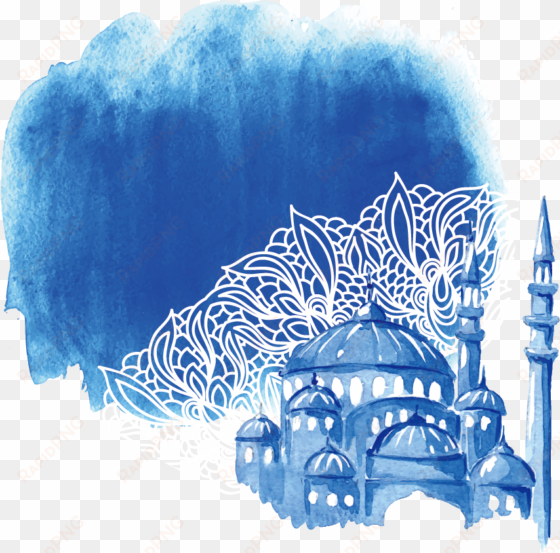 watercolor pattern eid mubarak - eid mubarak watercolor