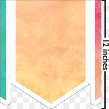 watercolor pennants big big border - teacher created resources watercolor pennants big big