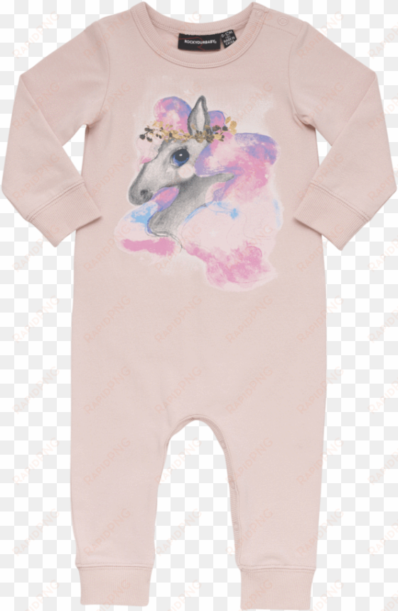 watercolor rainbow unicorn romper - tiger