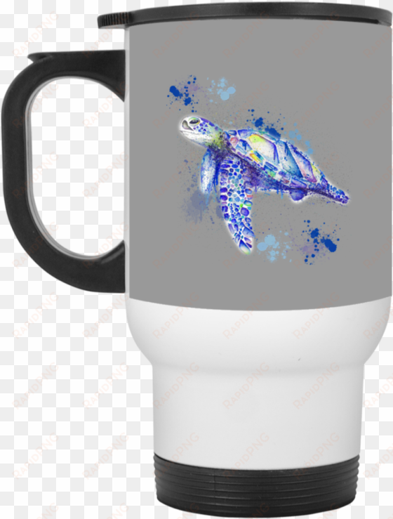 watercolor sea turtle mugs - mug