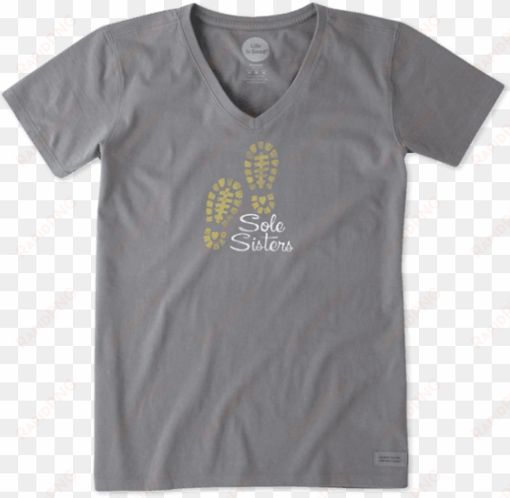 watercolor sole sisters boot print v neck t shirt by - t-shirt