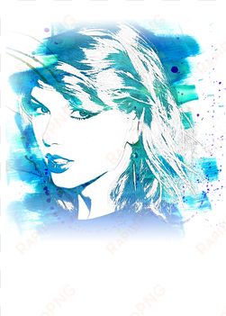 watercolor taylor swift - graphic design