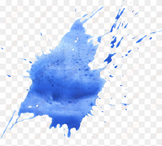 watercolor transparent onlygfx - blue watercolor splatter png