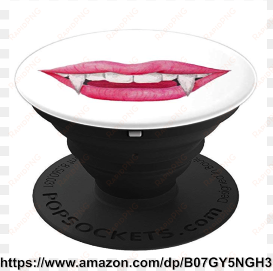 watercolor vampire teeth popsockets grip - popsockets: expanding stand and grip for smartphones