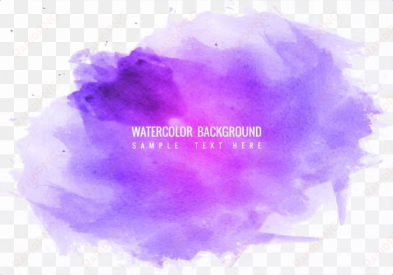 watercolor vector transparent images - purple watercolor background free