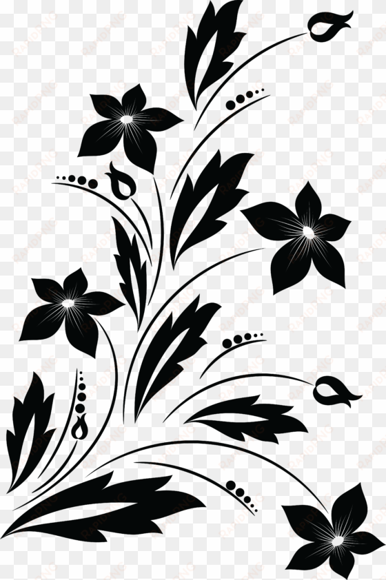 watercolor vector vine, vine, drawing vines, plant - flowers png black and white