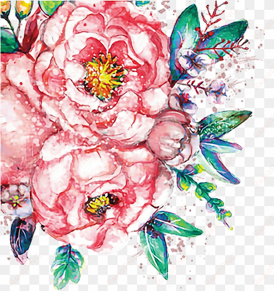 watercolor watercolour flowers paint flowerfreetoedit - watercolor painting