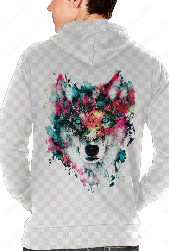 watercolor wolf watercolor wolf - qwertee wolf