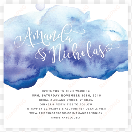 watercolour invitations watercolour wedding invitations - wedding invitation