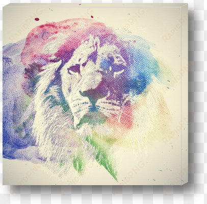 watercolour lion - watercolor lions png