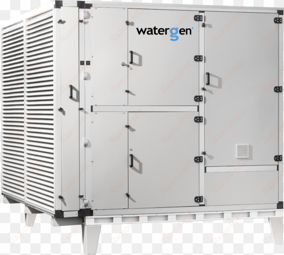 watergen's large scale unit is an industrial scale - industrial atmospheric water generator