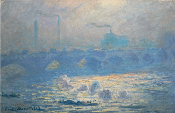 waterloo bridge - claude monet - monet 'waterloo bridge' canvas art (30x47)