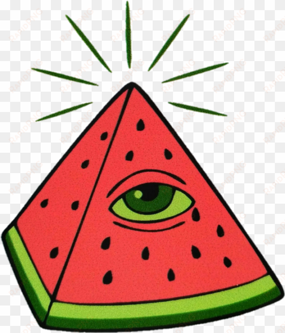 watermelon png tumblr clipart royalty free stock - illuminati png