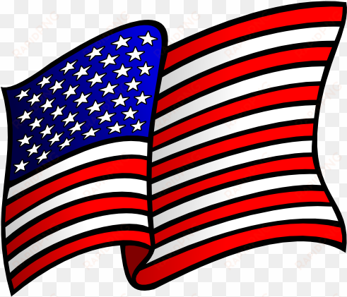 Waving American Flag Clip Art - American Flag Clip Art Png transparent png image