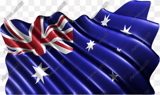 Waving Australian Flag Cloth - Puerto Rico Flag Waving transparent png image