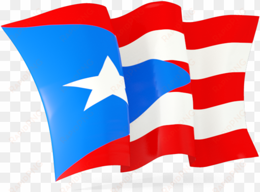 waving puerto rico flag