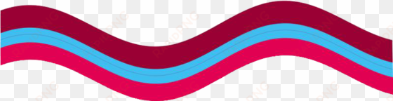 wavy line clipart - red blue wave png
