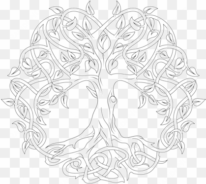 we are one as the tree of life mirrors - arbre de vie symbole