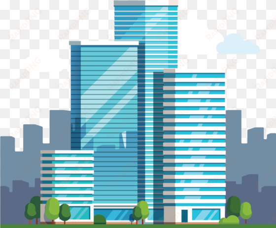 we are the only company with price transparency for - skyscraper illustration