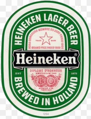 we believe in our beer, so we put our name on it - heineken lager beer logo png
