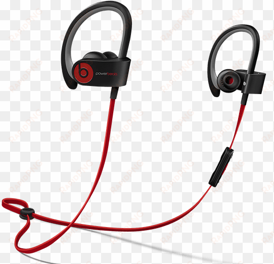 we just launched plugged - powerbeats red and black
