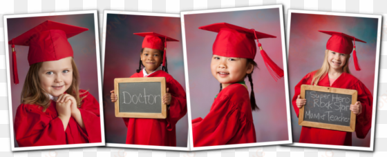 we love our little graduates sessions - academic dress