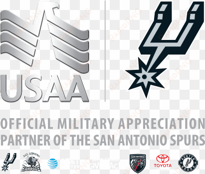 we salute you with the following discounts presented - san antonio spurs logo png