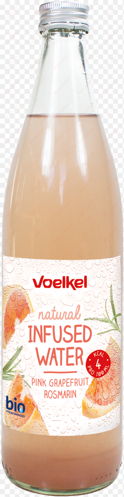 we take responsibility for people and nature - voelkel bio infused water orange ingwer, 0,5 l