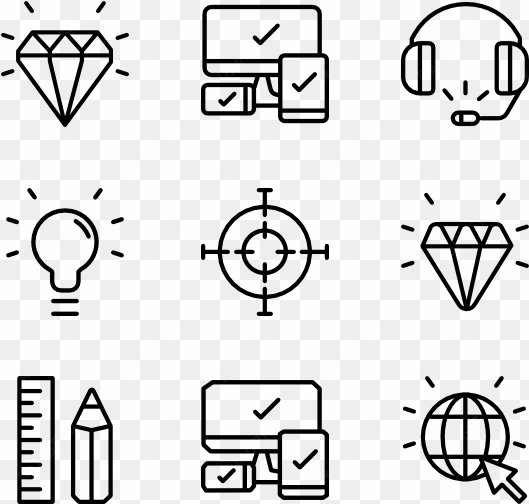 web agency collection - family icon outline png