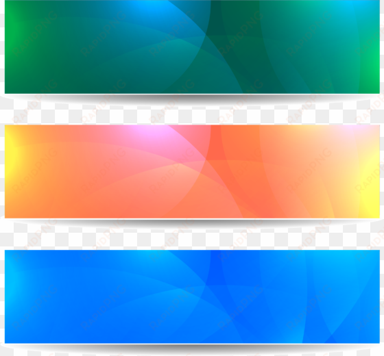 web banner poster - color banner vector png